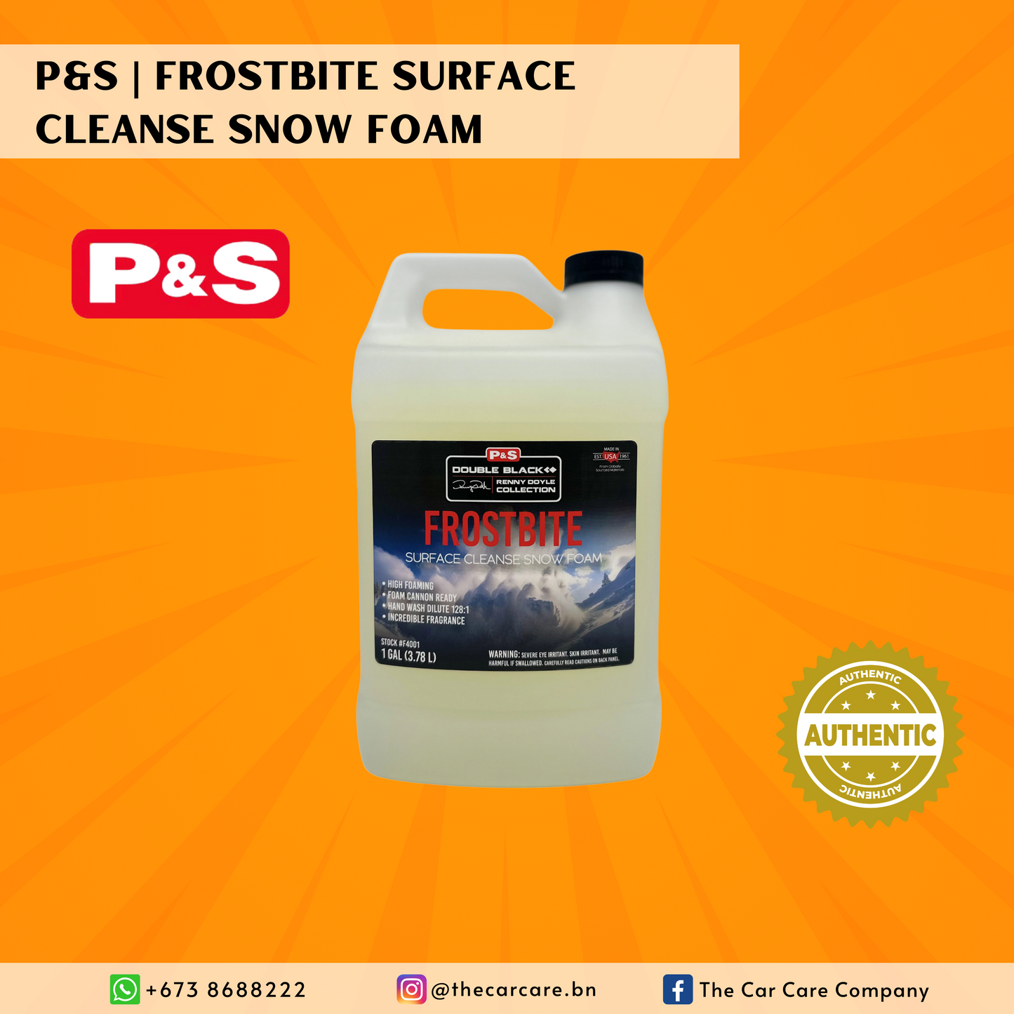 Frostbite Surface Cleanse Snow Foam