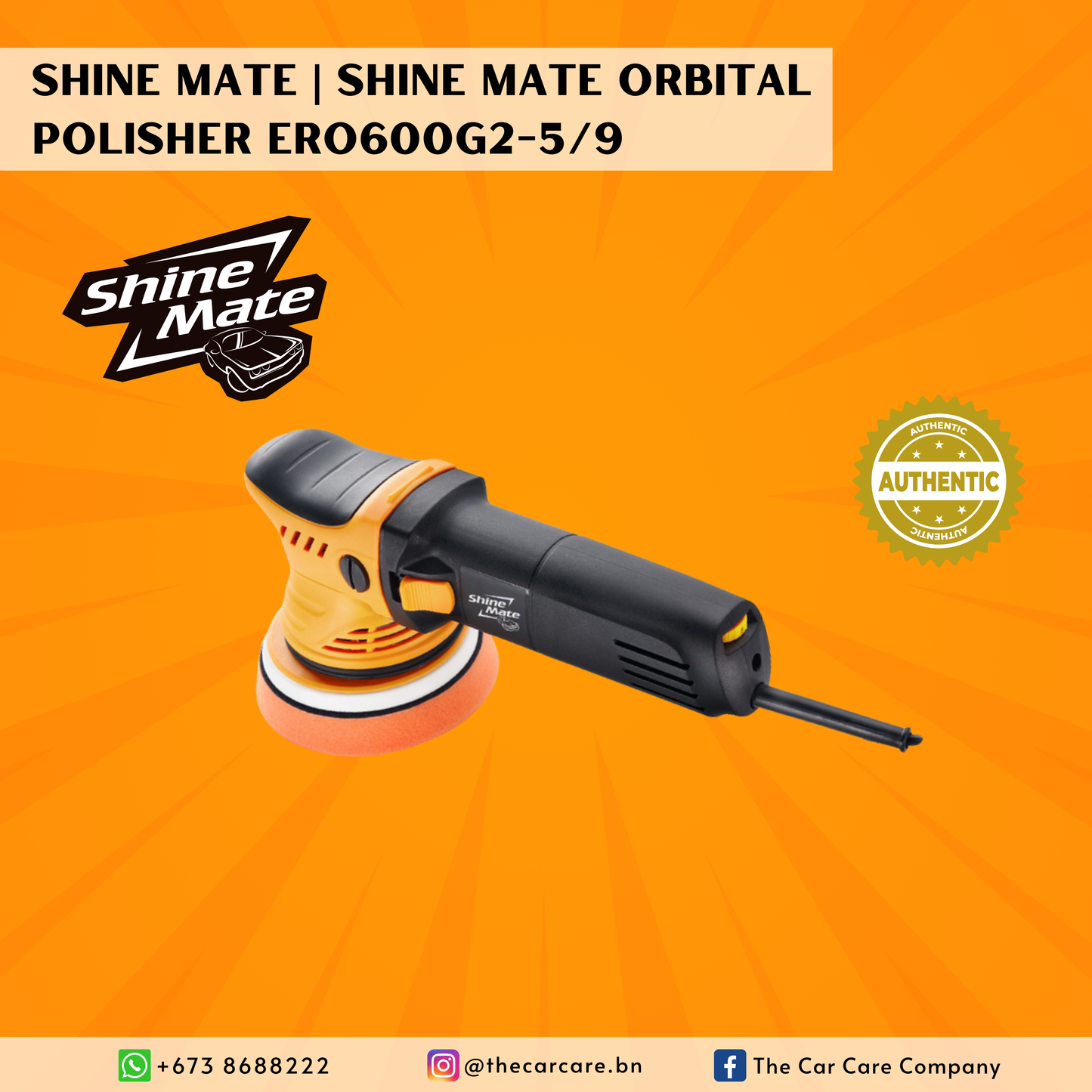 Shine Mate Orbital Polisher ERO600G2-5/9