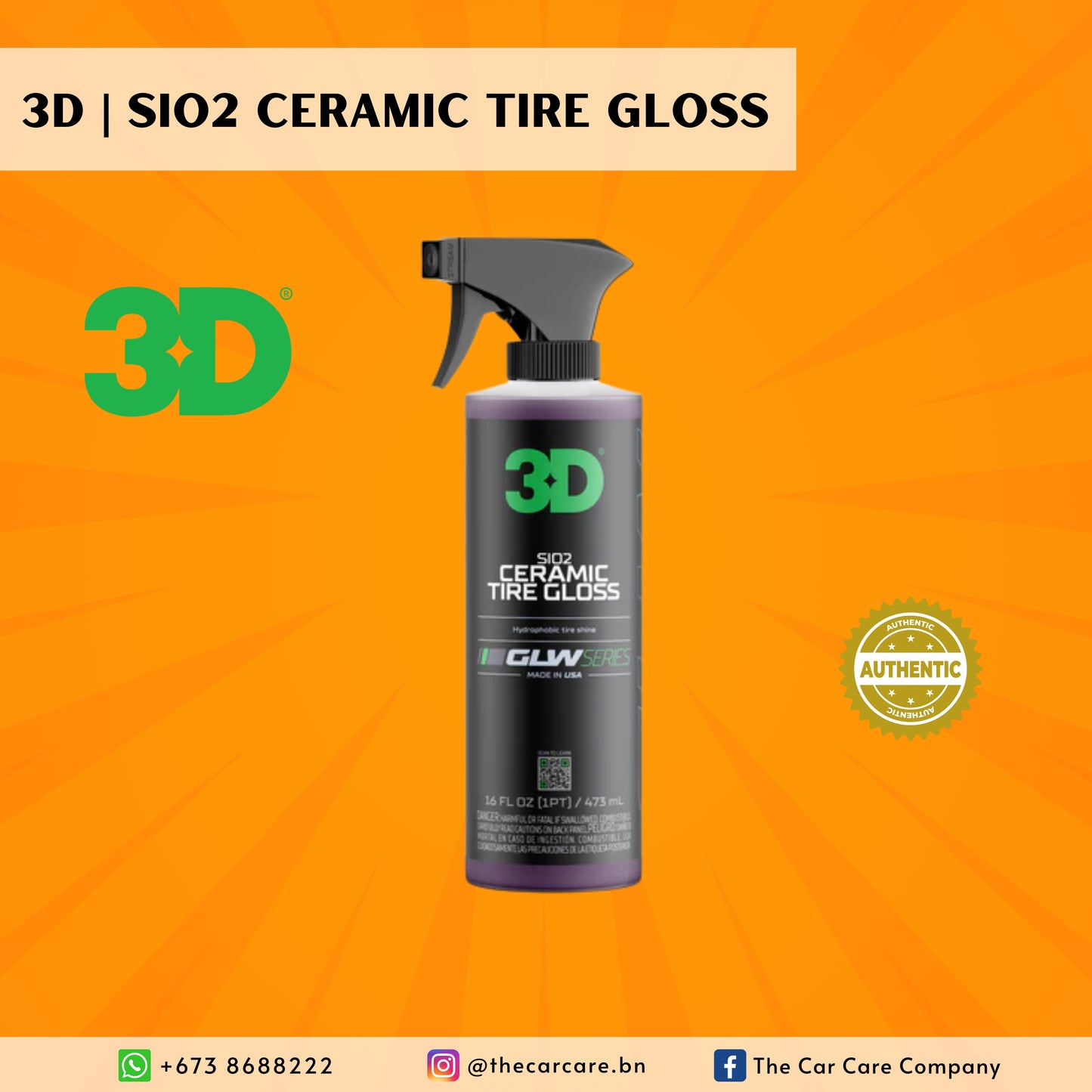 Si02 Ceramic Tire Gloss