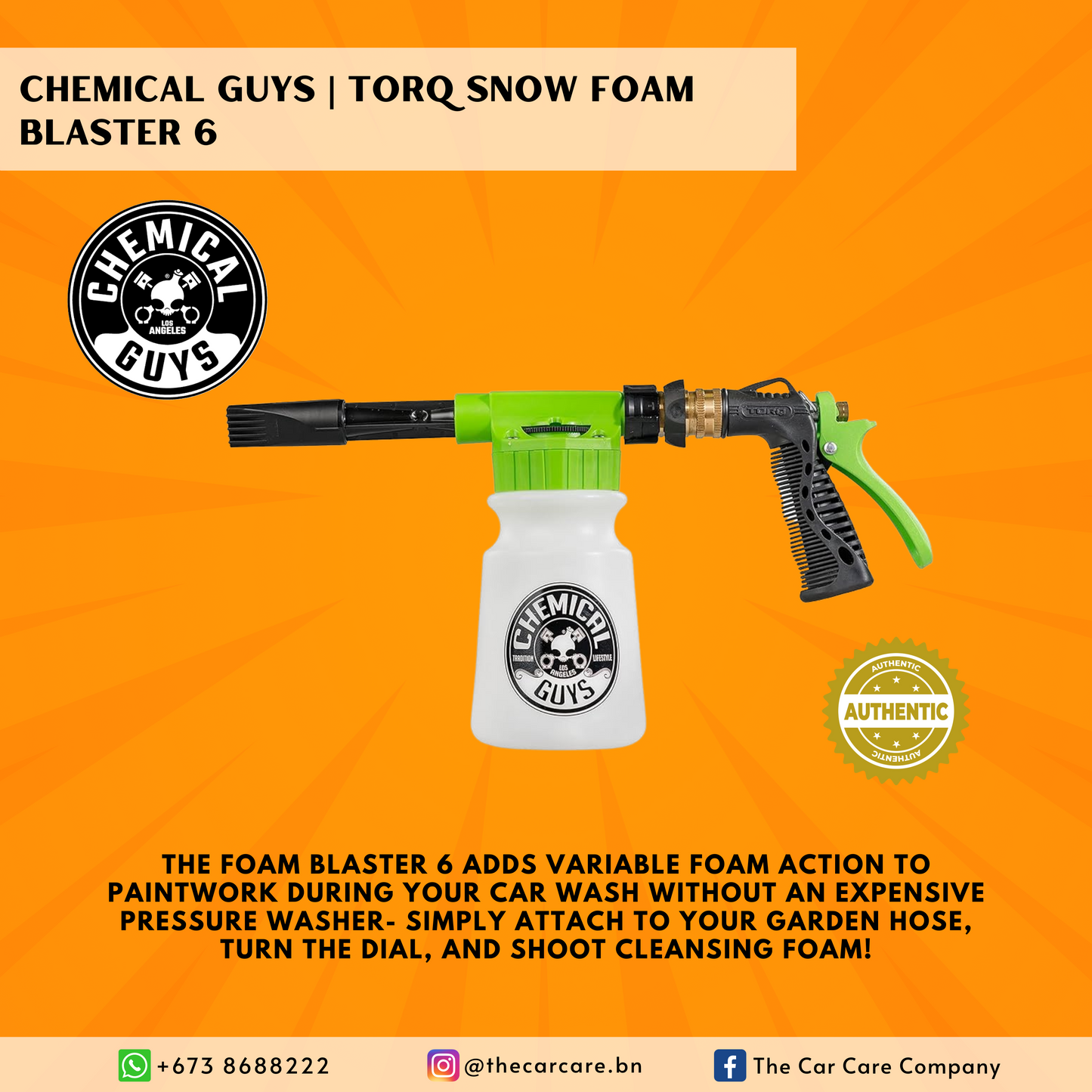 TORQ Snow Foam Blaster 6