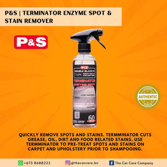 Terminator Enzyme Spot and Stain Remover