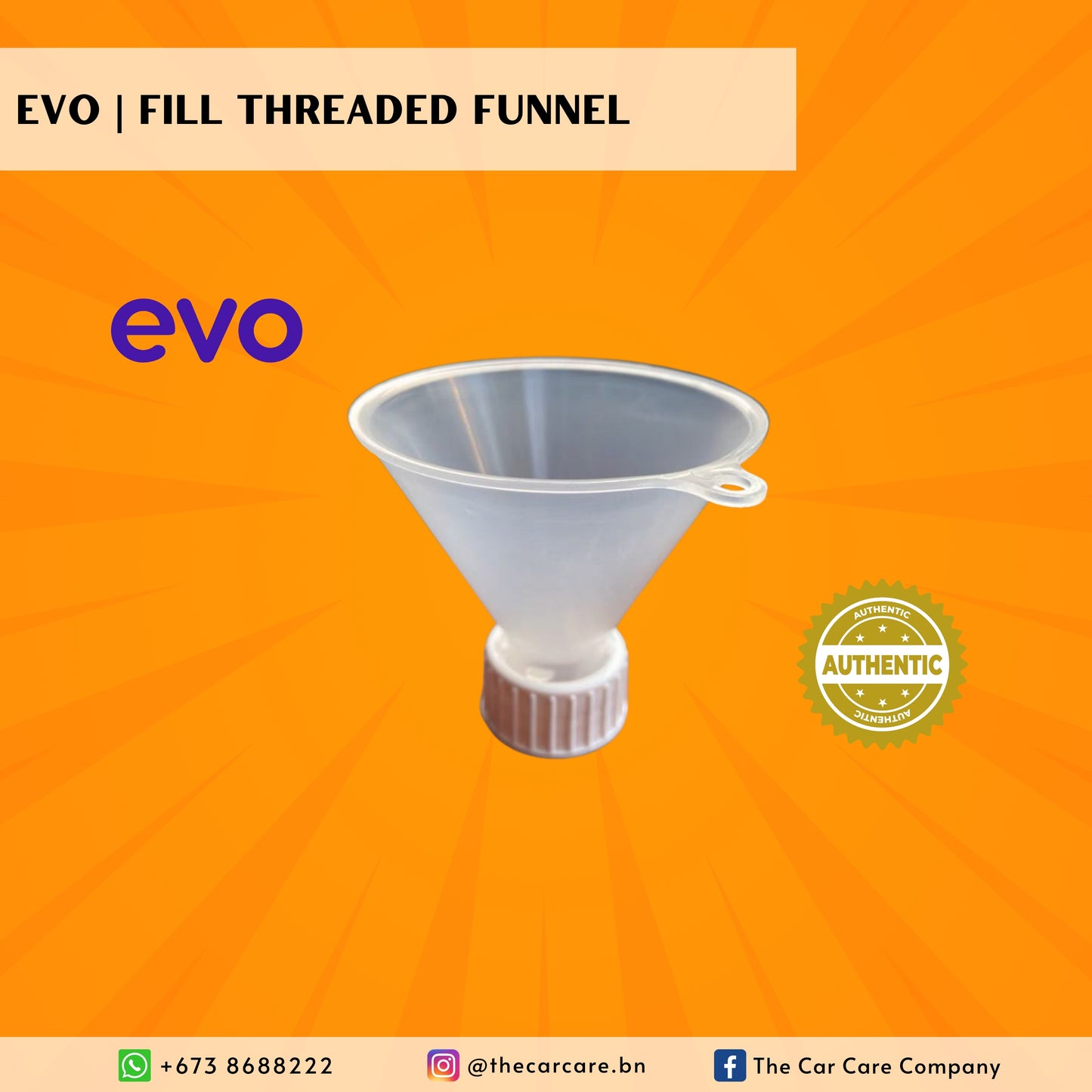 Fill Threaded Funnel