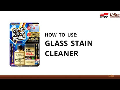 Glass Oil Stain Cleaner and Water Spot Remover