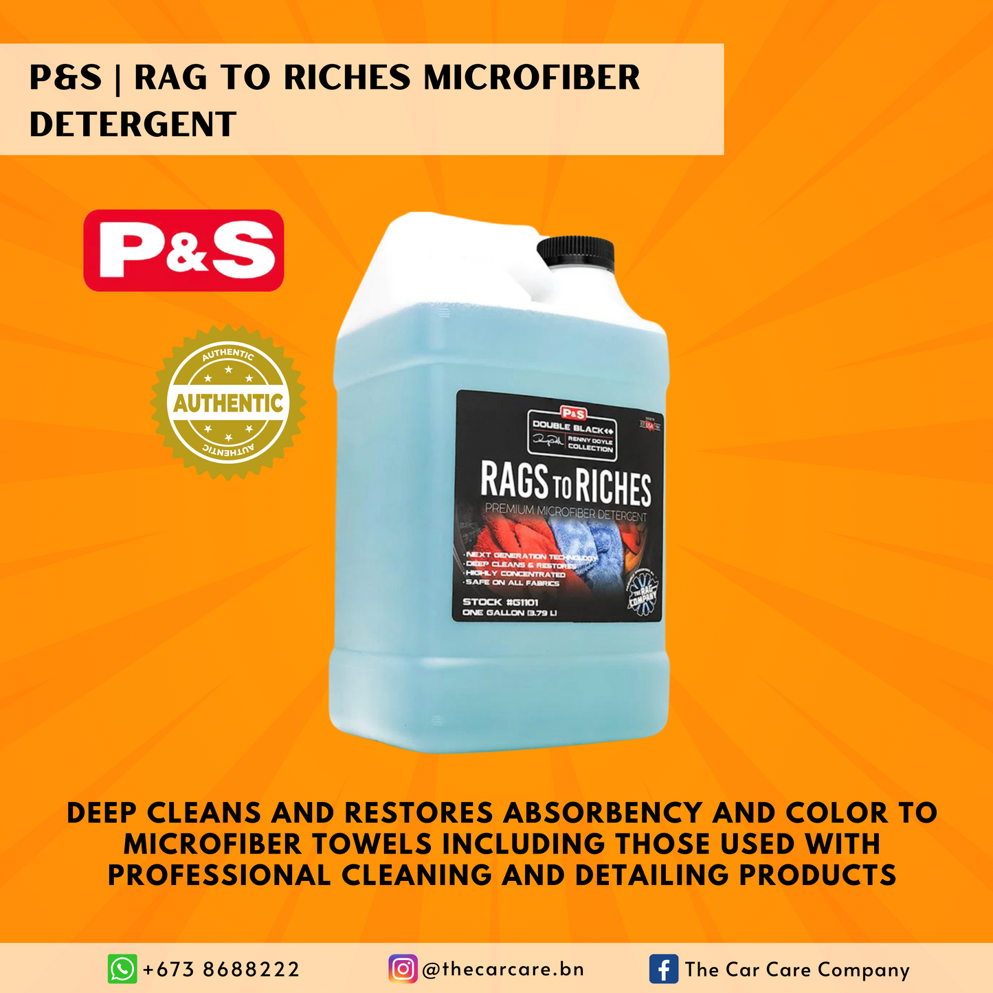 Rag to Riches Microfiber Detergent