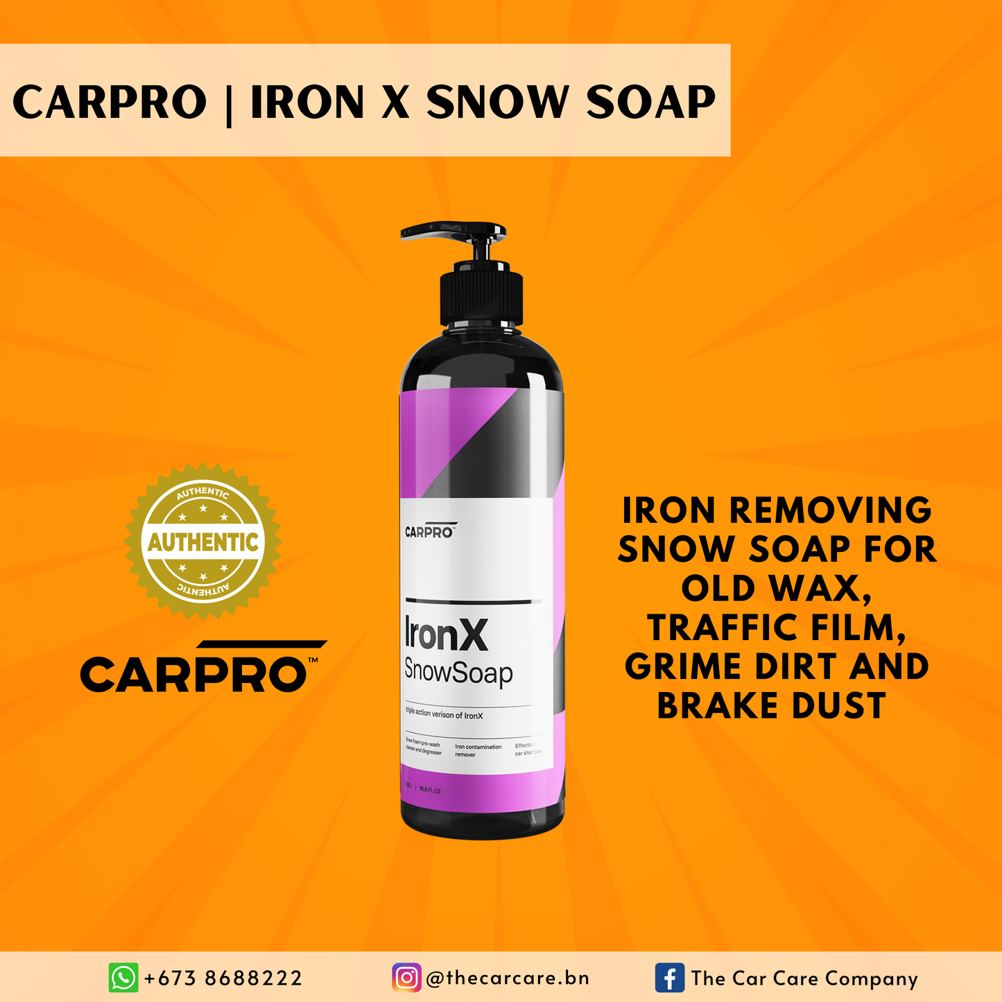 Iron X Snow Soap