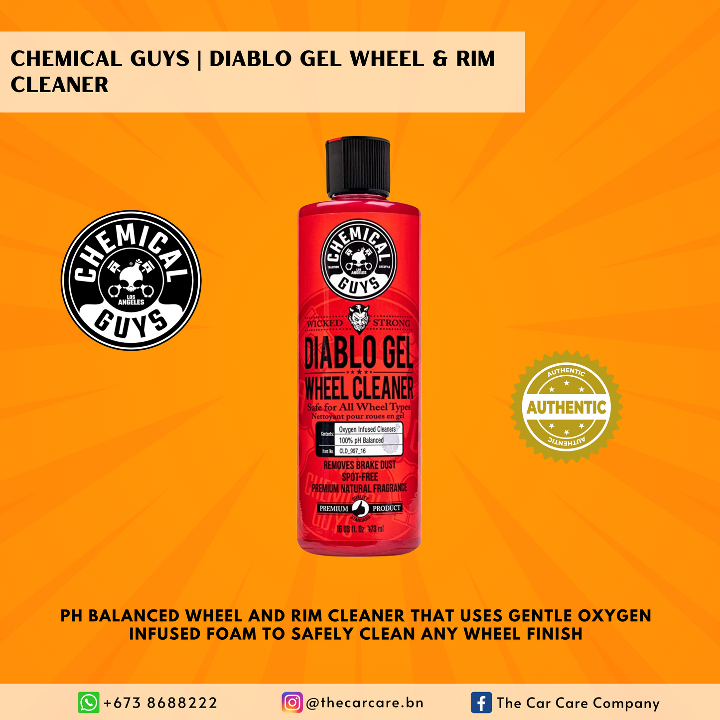 Diablo Gel Wheel & Rim Cleaner