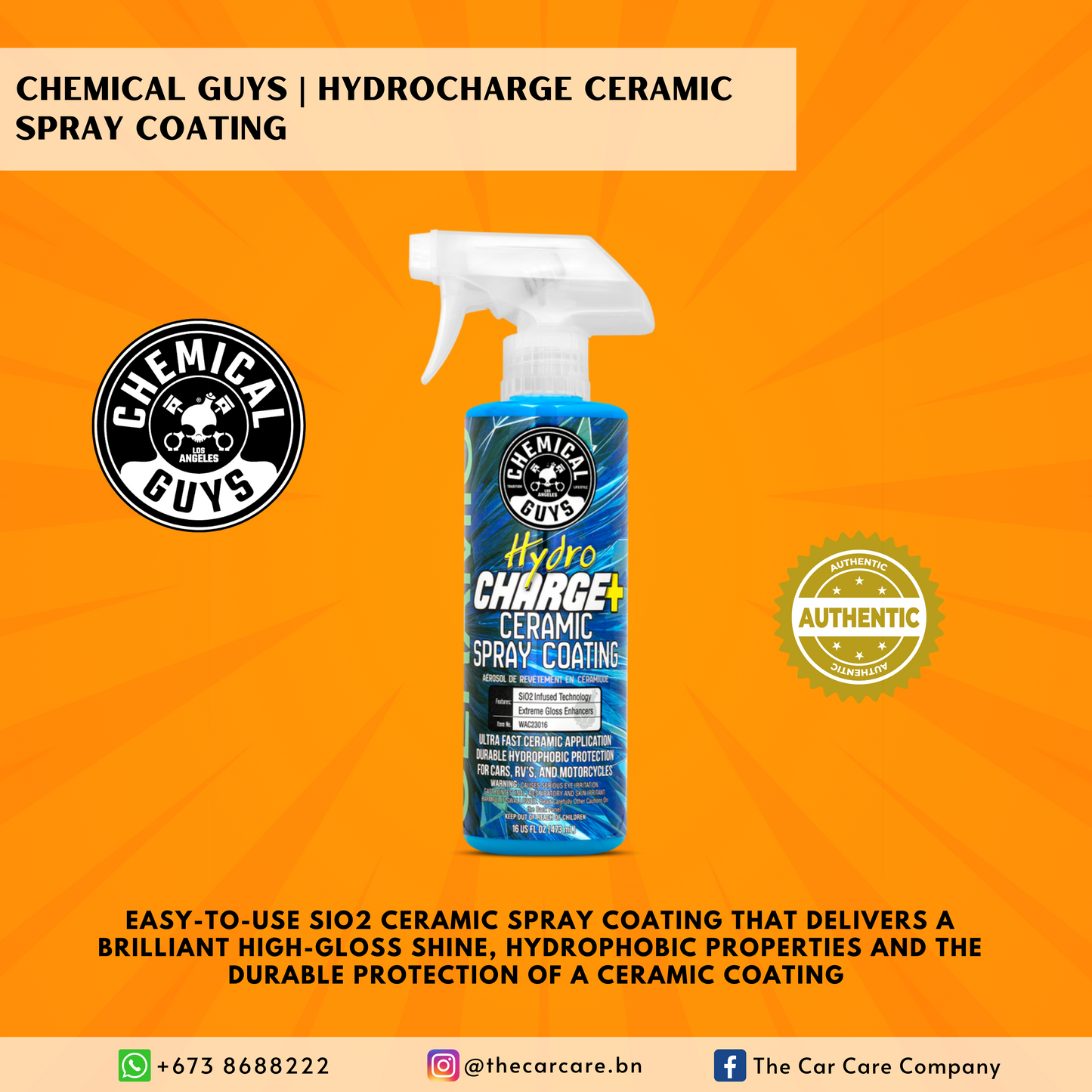 HydroCharge Ceramic Spray Coating