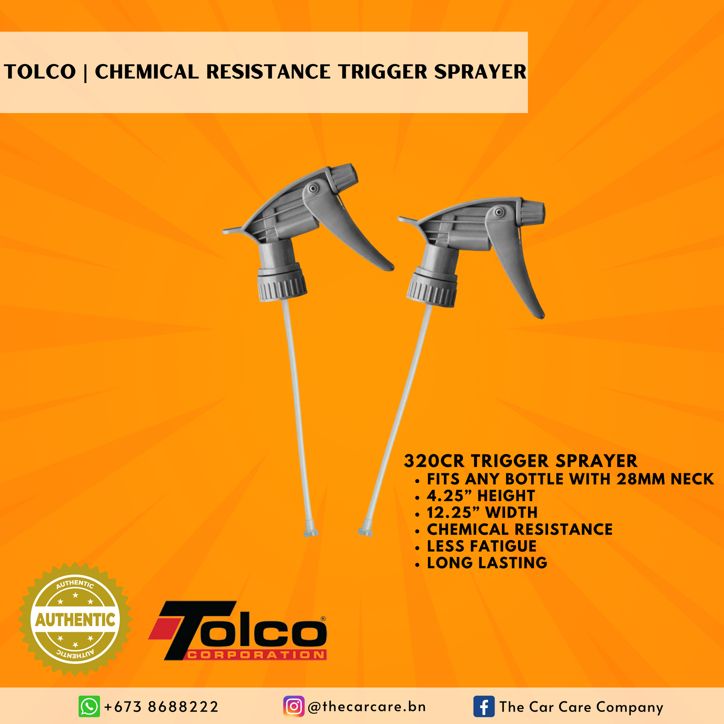 Chemical Resistant Trigger Sprayer