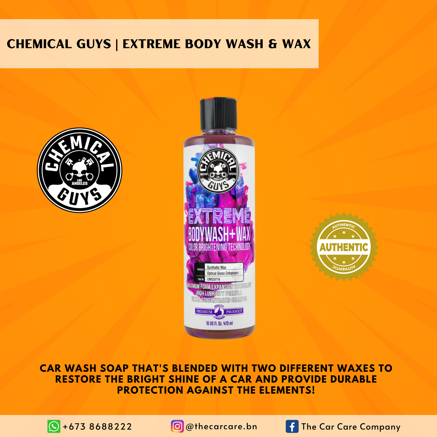 Extreme Body Wash & Wax