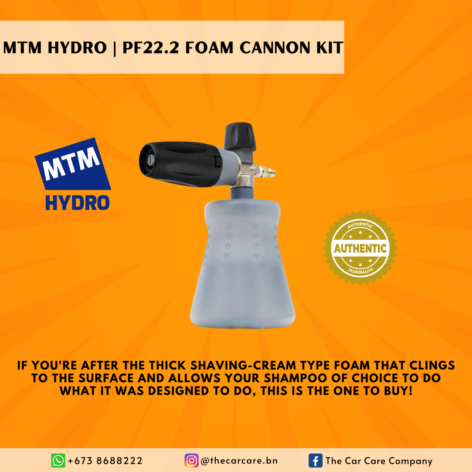 MTM Hydro PF22.2 Foam Cannon