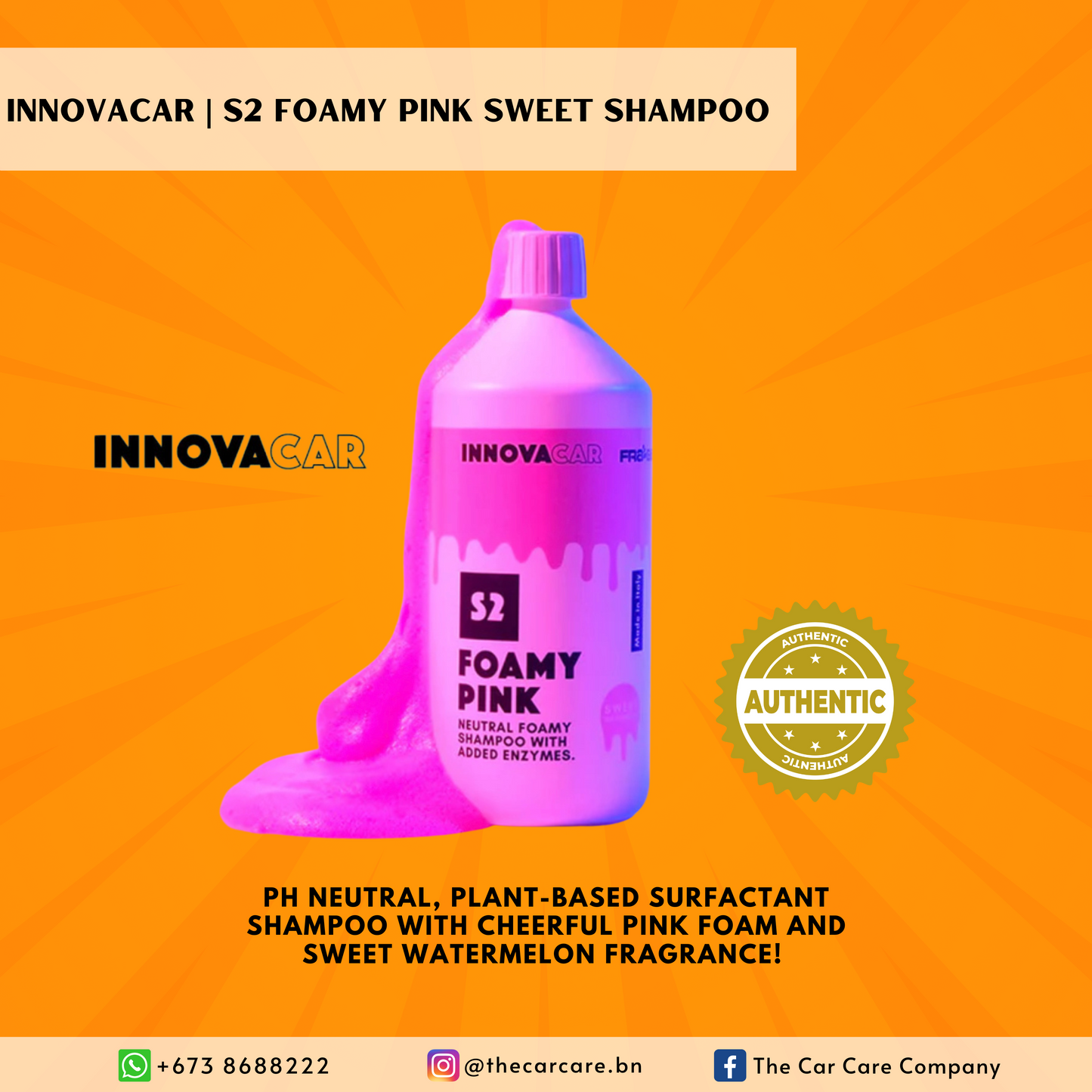 S2 Foamy Pink Sweet Shampoo