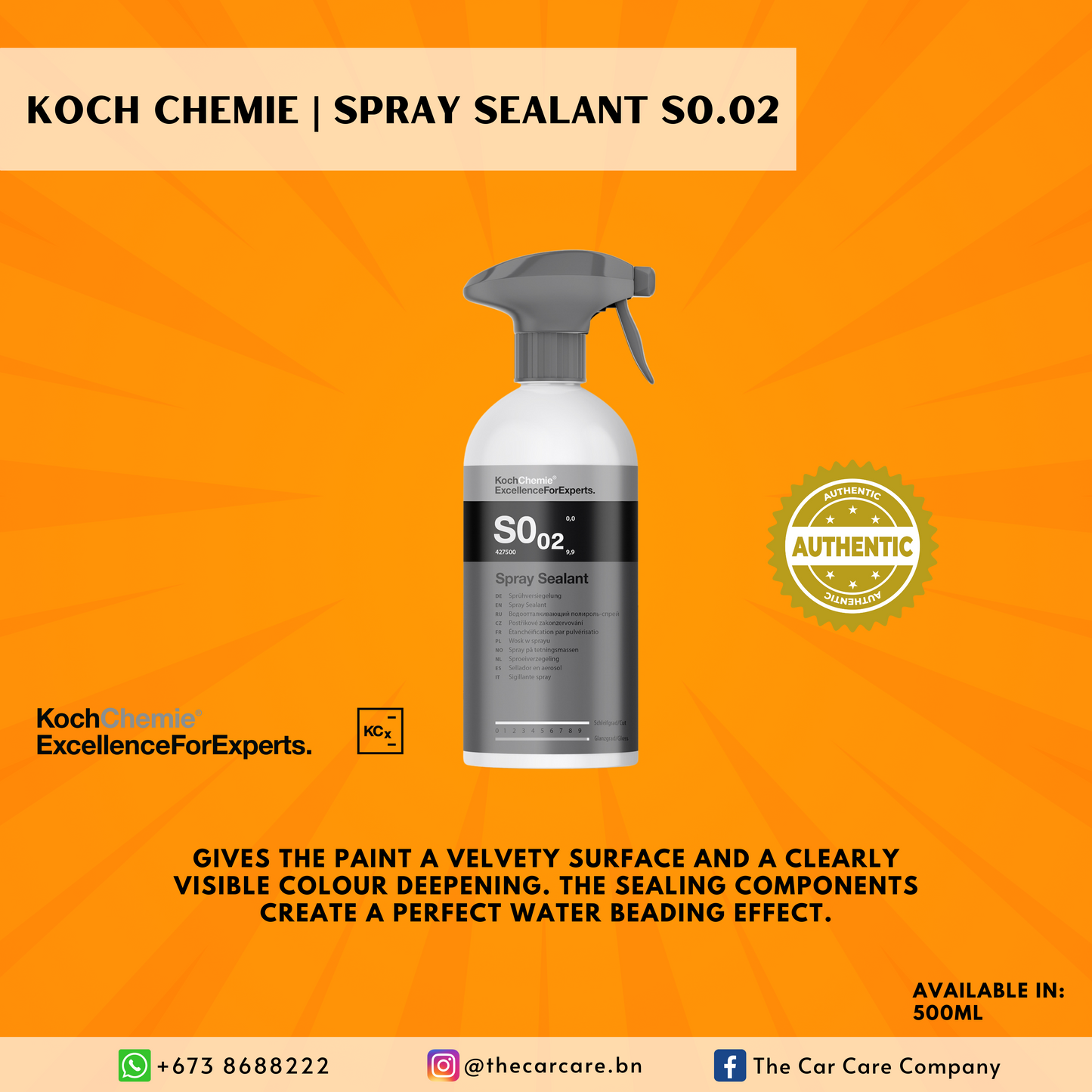 Spray Sealant S0.02