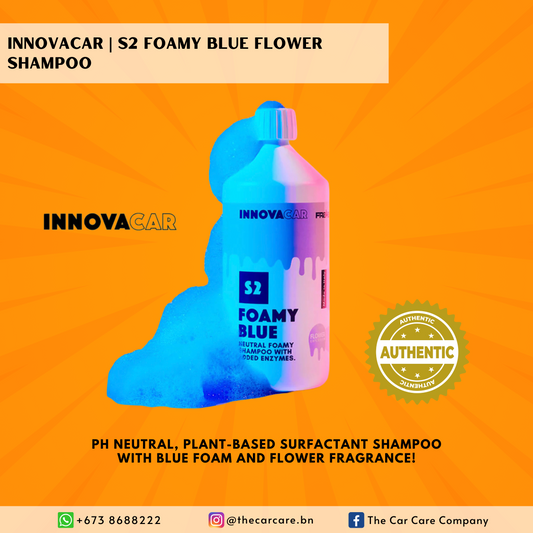 S2 Foamy Blue Flower Shampoo