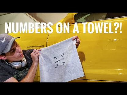 Coating Leveling Towel with Numbers